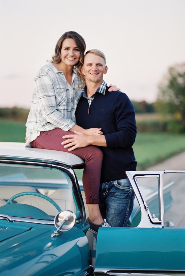 Vintage car at Sunset Session