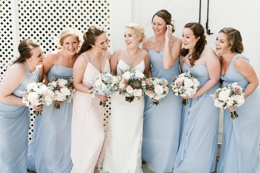 Smiling Bridesmaids