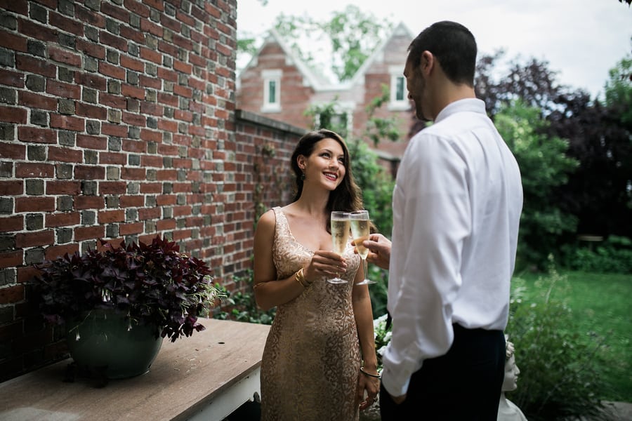 Toast to the happy couple