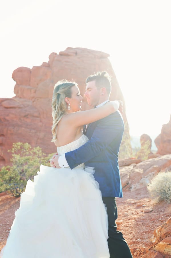 Metallic Desert and Smoke Bomb Delight Destination Wedding