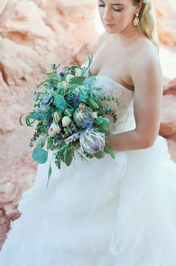 Metallic Desert and Smoke Bomb Delight Destination Wedding