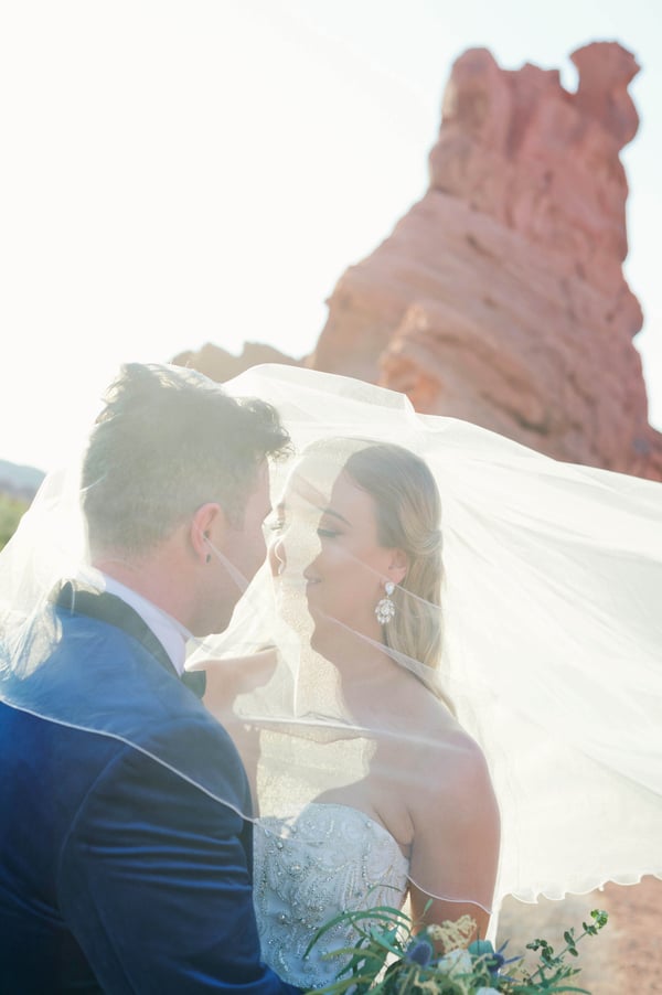 Metallic Desert and Smoke Bomb Delight Destination Wedding