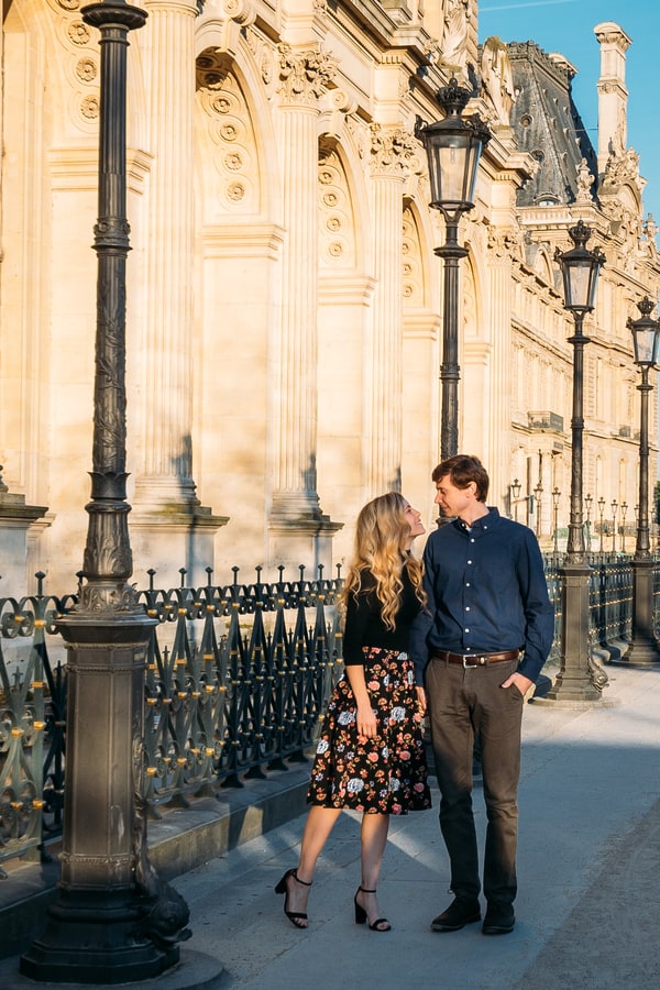 Sunrise Engagement Session in Paris