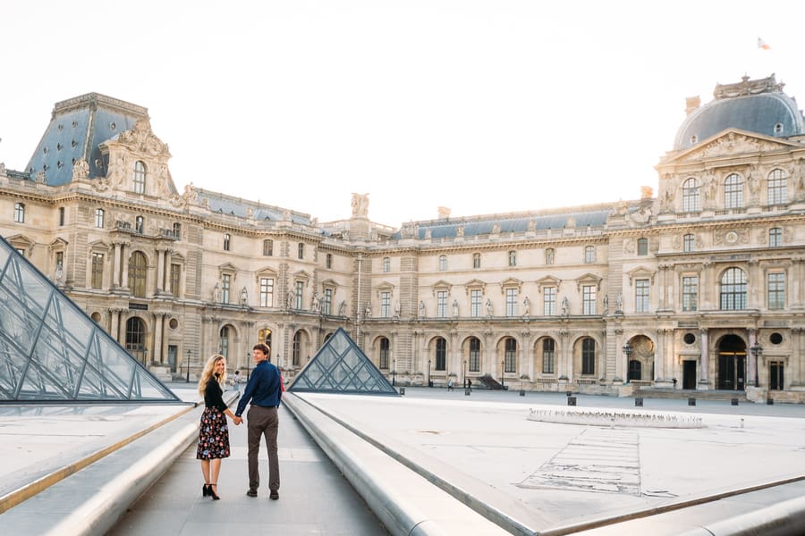 Sunrise Engagement Session in Paris