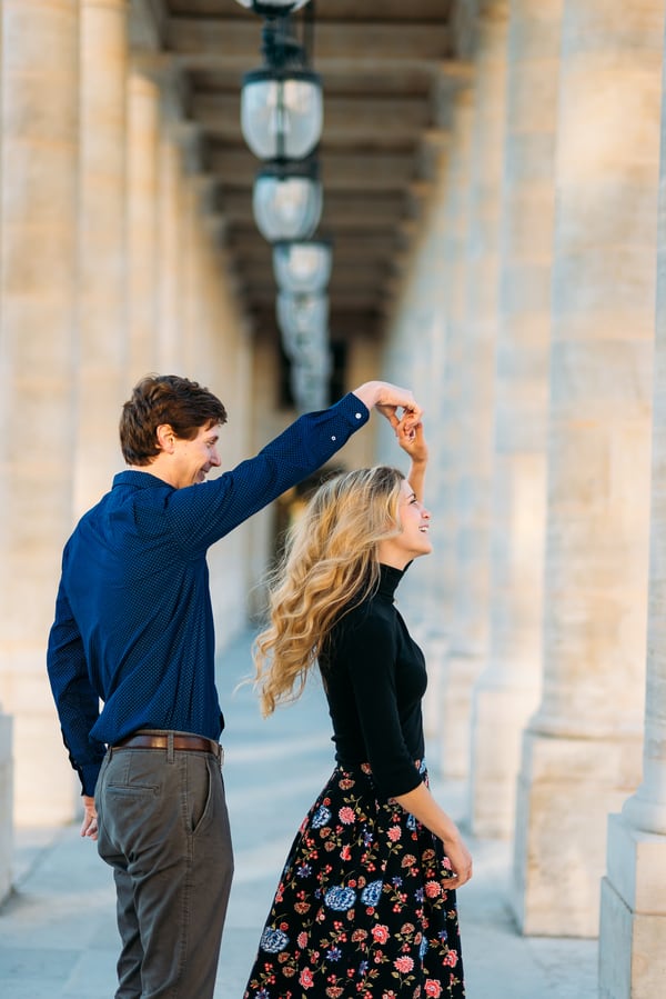 Sunrise Engagement Session in Paris