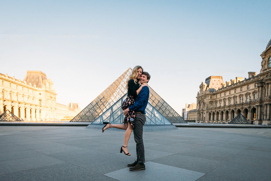 Sunrise Engagement Session in Paris