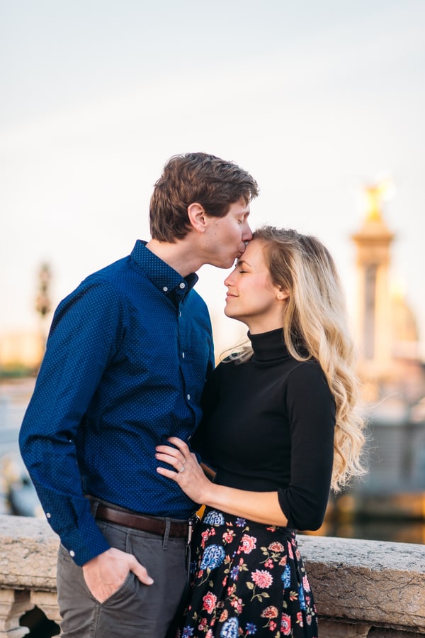 Sunrise Engagement Session in Paris