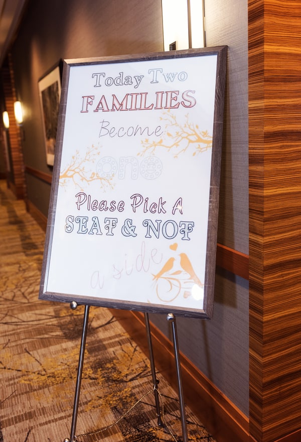 beautiful wedding signage