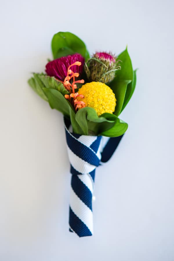 bright buttonhole
