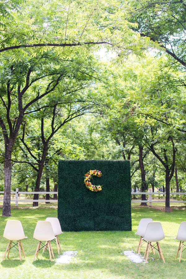 ceremony setup