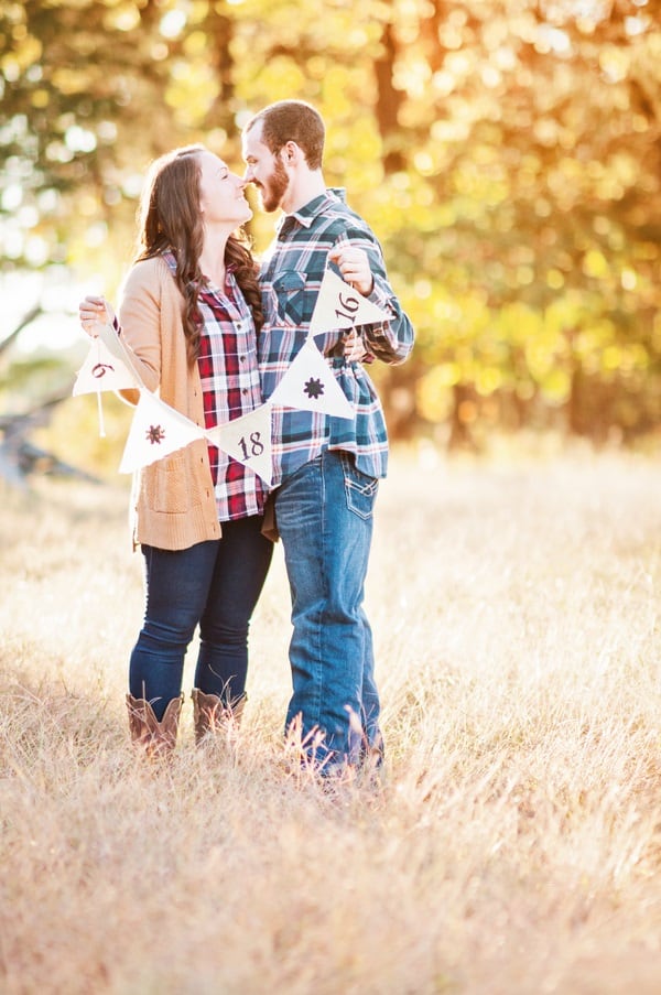 classic engagement shot