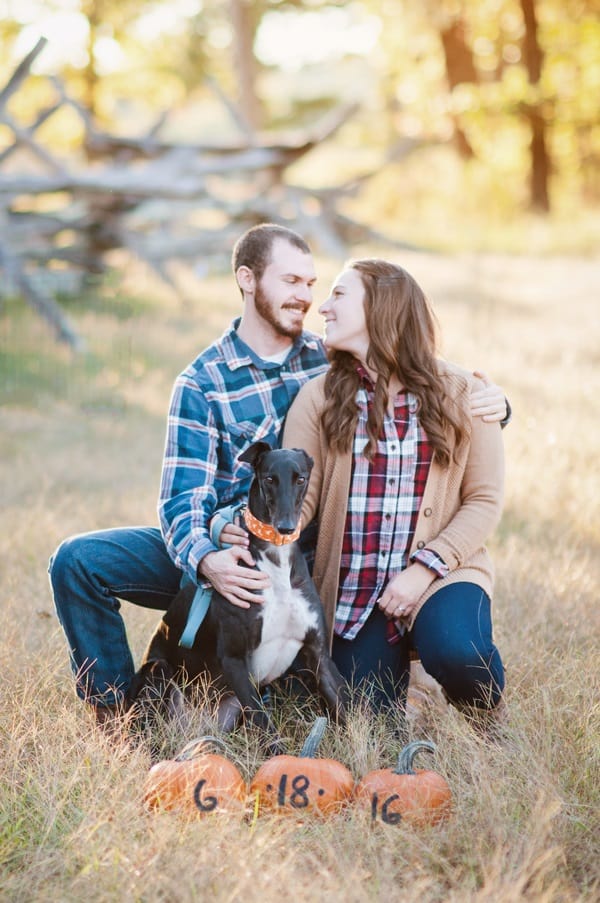 couple and their dog