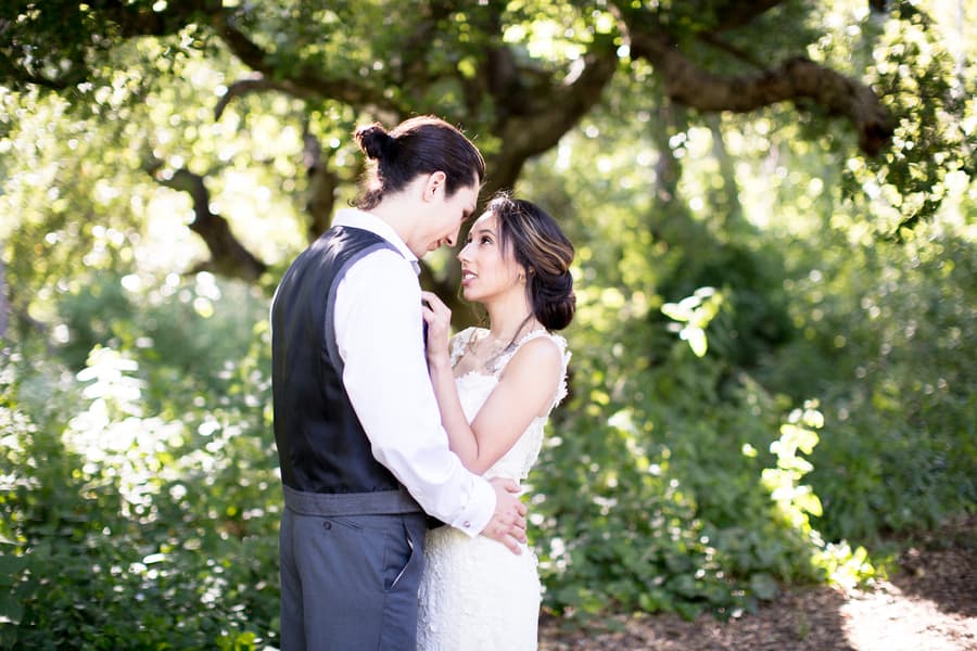 dreamy wedding shot