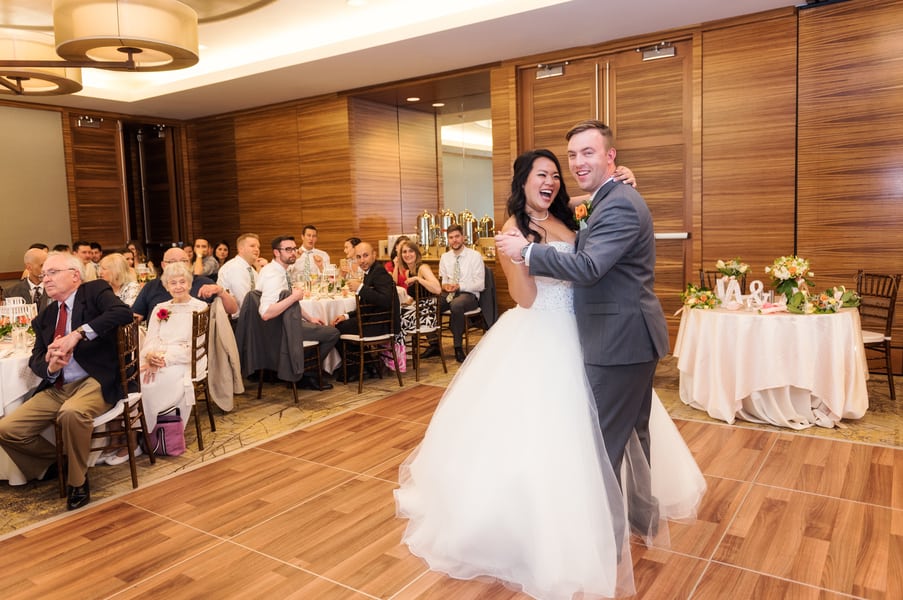 happy wedding dance