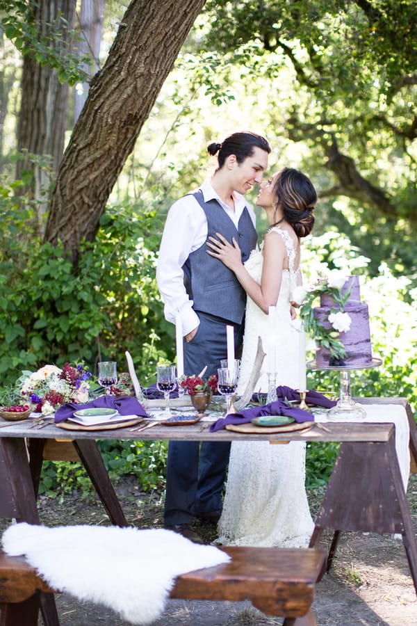 outdoor wedding breakfast