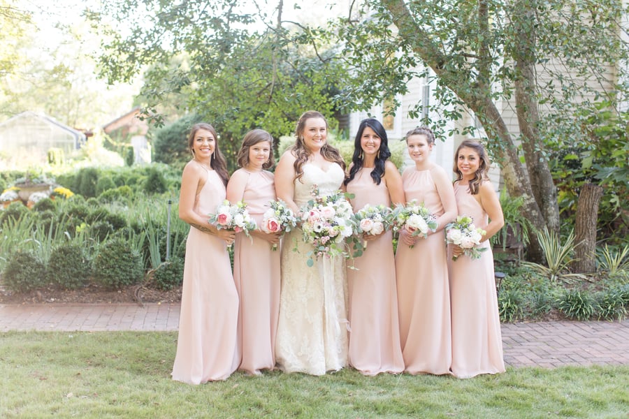 pastel bridesmaid dresses
