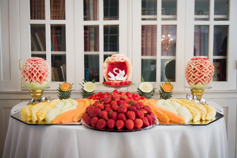 Beautiful wedding buffet