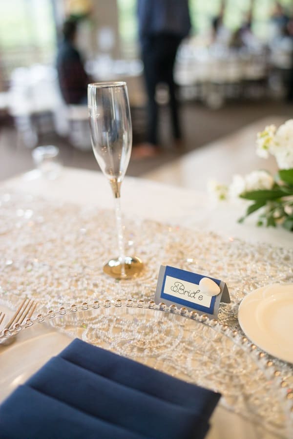 Bridal table setting