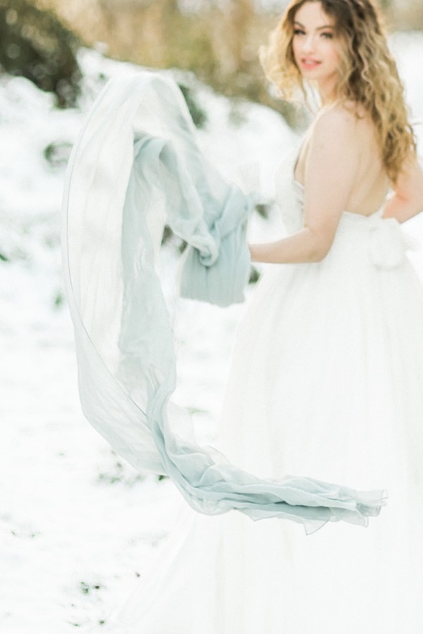 Icy Blue Styled Shoot