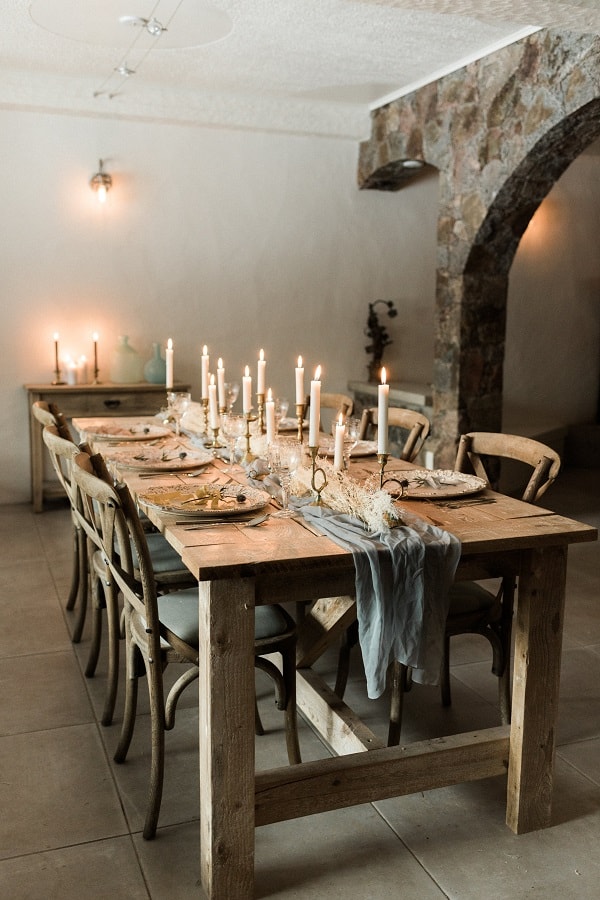 Icy Blue Styled Shoot