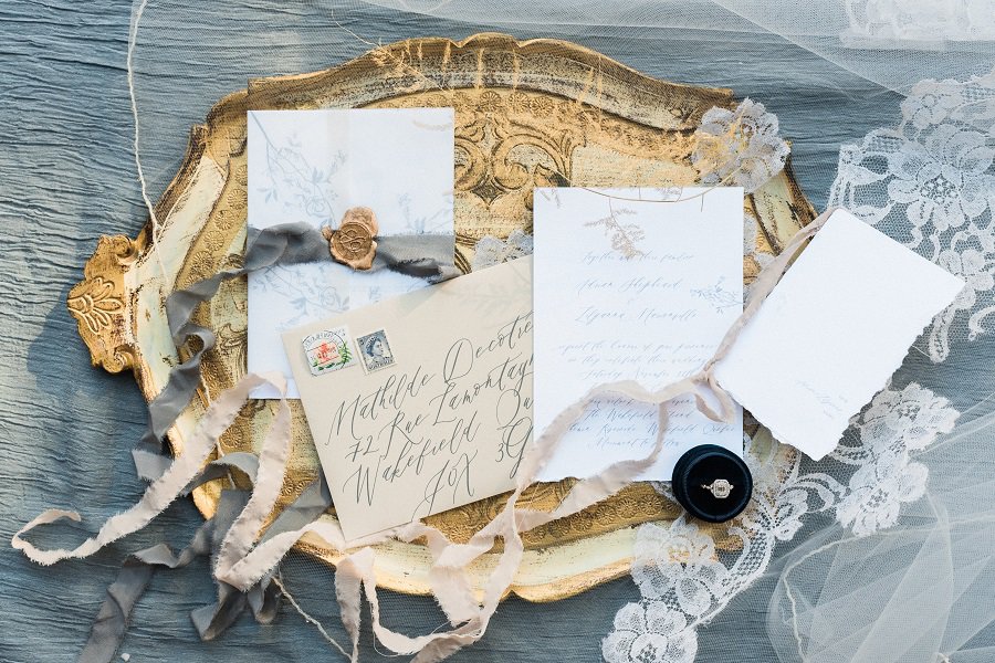 Icy Blue Styled Shoot