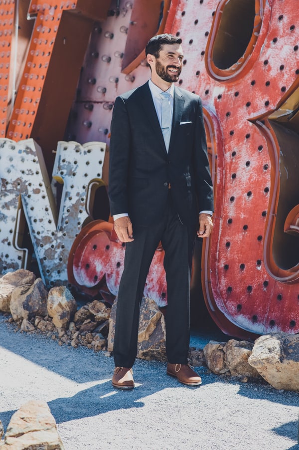 desert wedding with Pizza reception at Valley of Fire