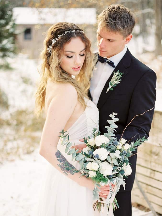 Icy Blue Styled Shoot