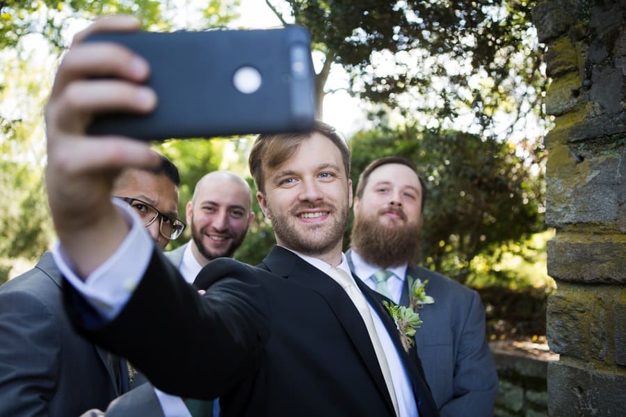 Groomsmen selfie