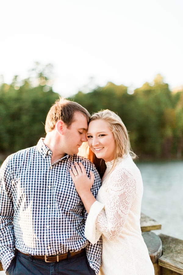 Romantic Lake Norman Engagement Session
