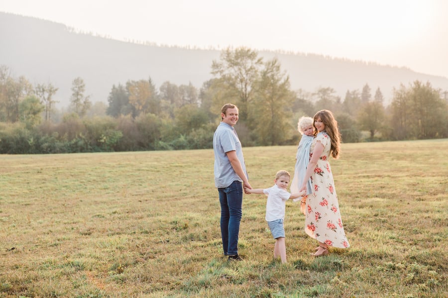 Magical Family Shoot in the Mountains