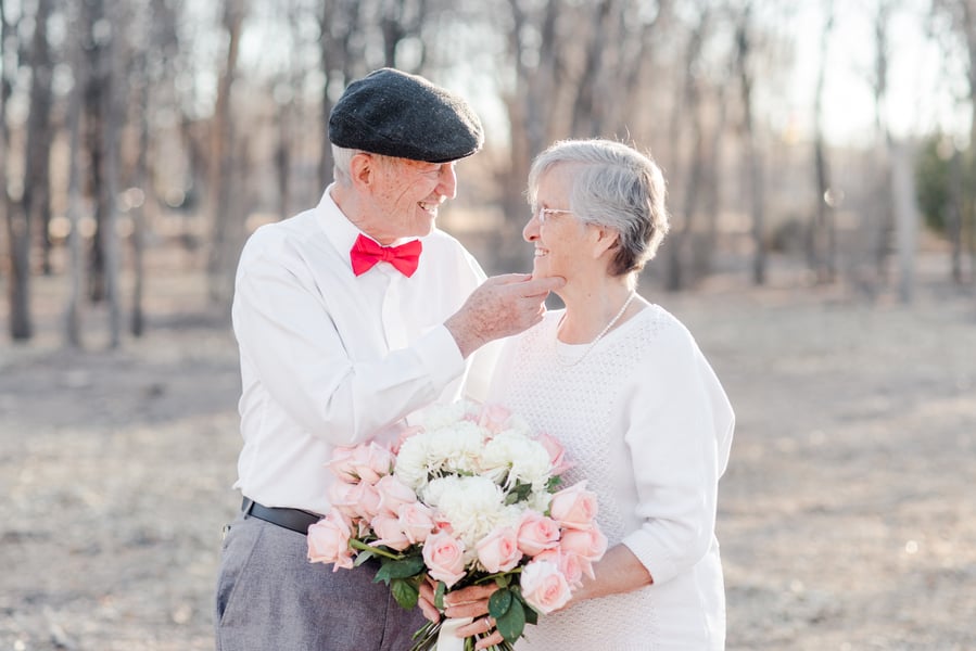 Valentines Photo Shoot with 80 Year Old Couple