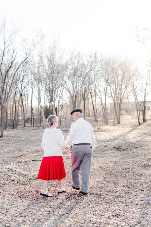 Valentines Photo Shoot with 80 Year Old Couple