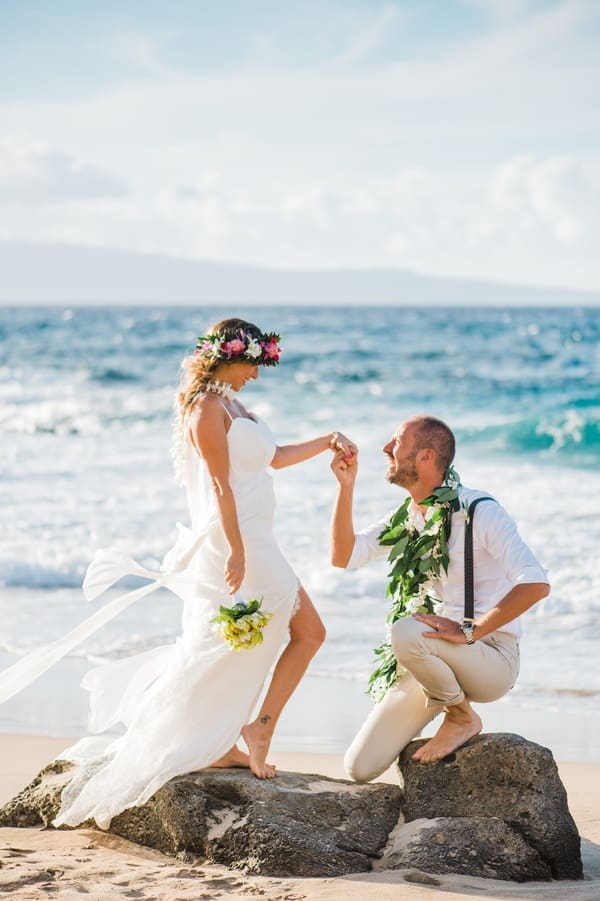 cute wedding shoot