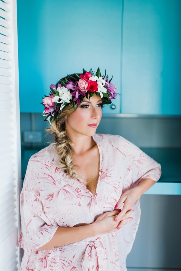 dramatic bridal shot
