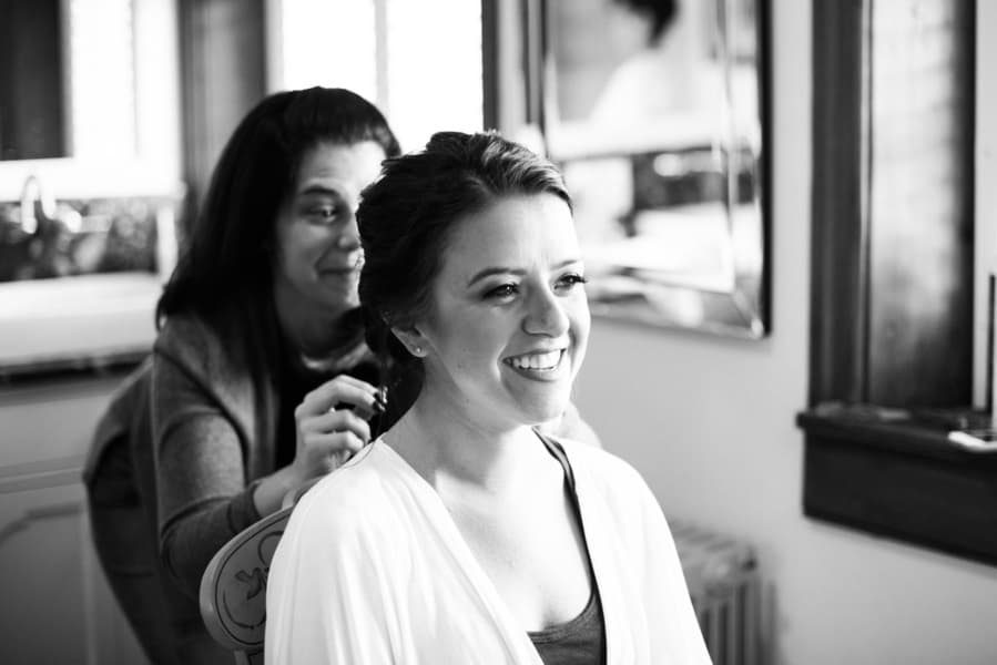 fabulous bridal getting ready shot