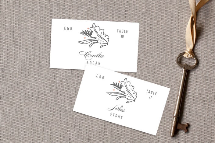 fairytale frame place card