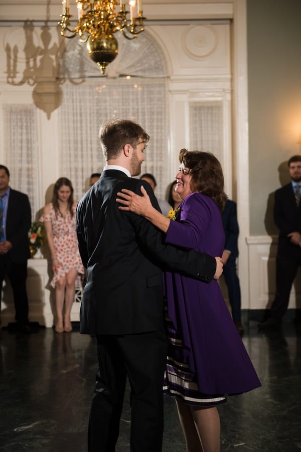 Groom mother dance
