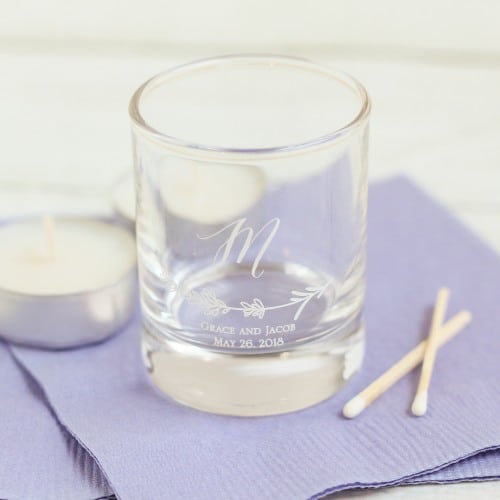 lavender shot glasses