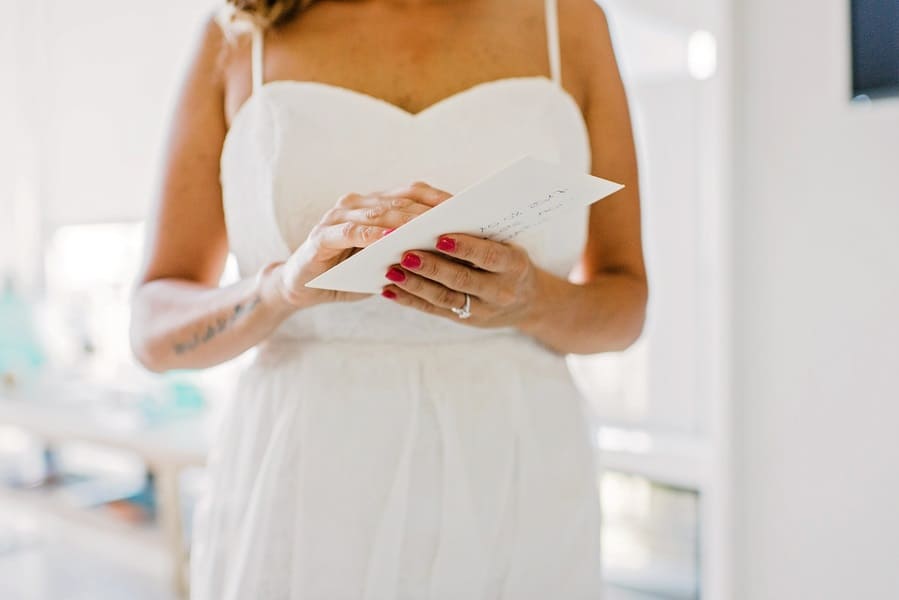 letter to the groom