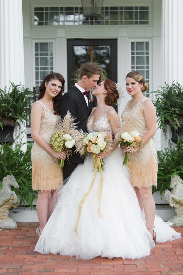 great gatsby styled wedding