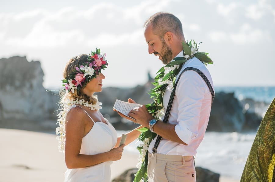 the reading of the vows