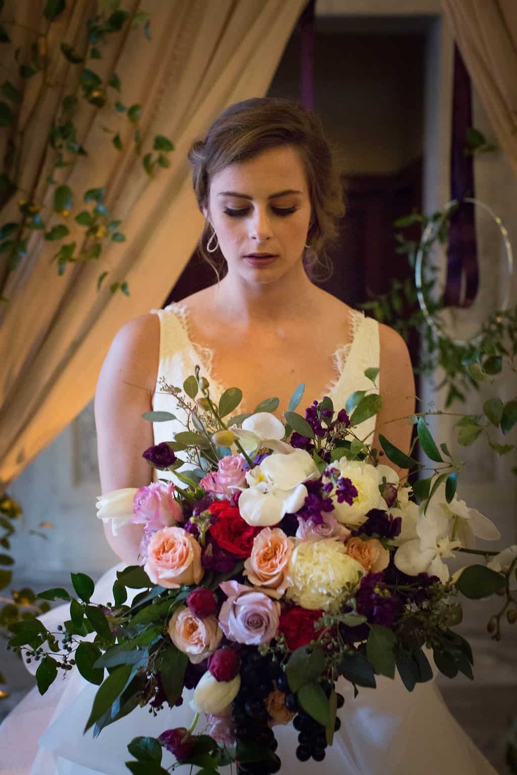 Spring Jewel Tones Styled Wedding Shoot