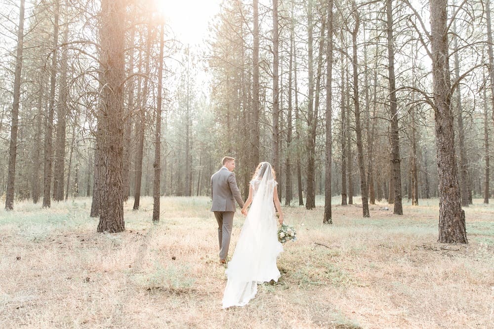 wedding woodland walk