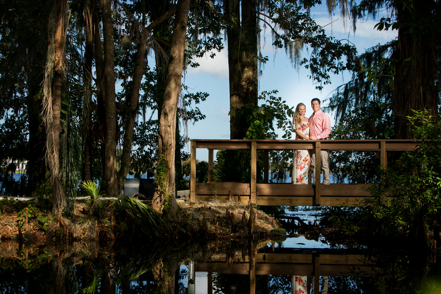 Sarah and Brad's Winter Park Engagement Session