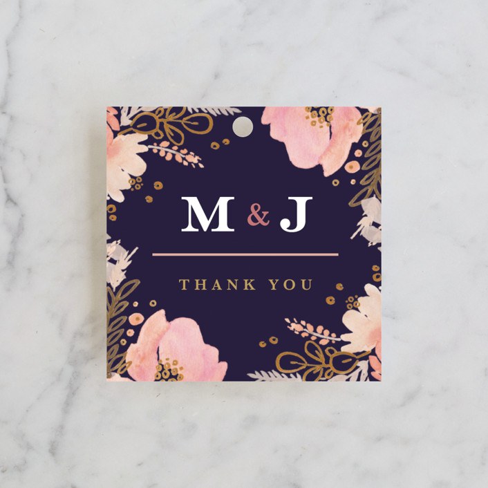 floral vignette plum