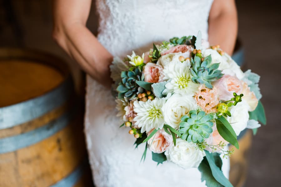 Vibrant Summer Winery Wedding