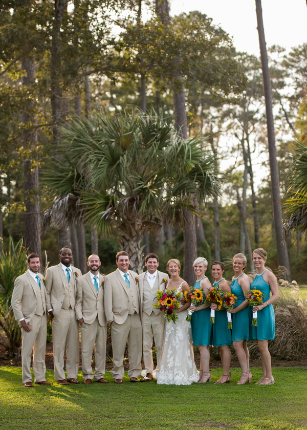 Sound-side Romantic and Classic Wedding at Neuse Breeze