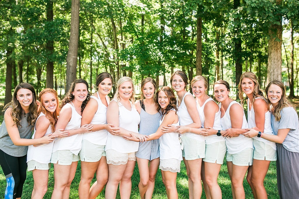 beautiful bridal party