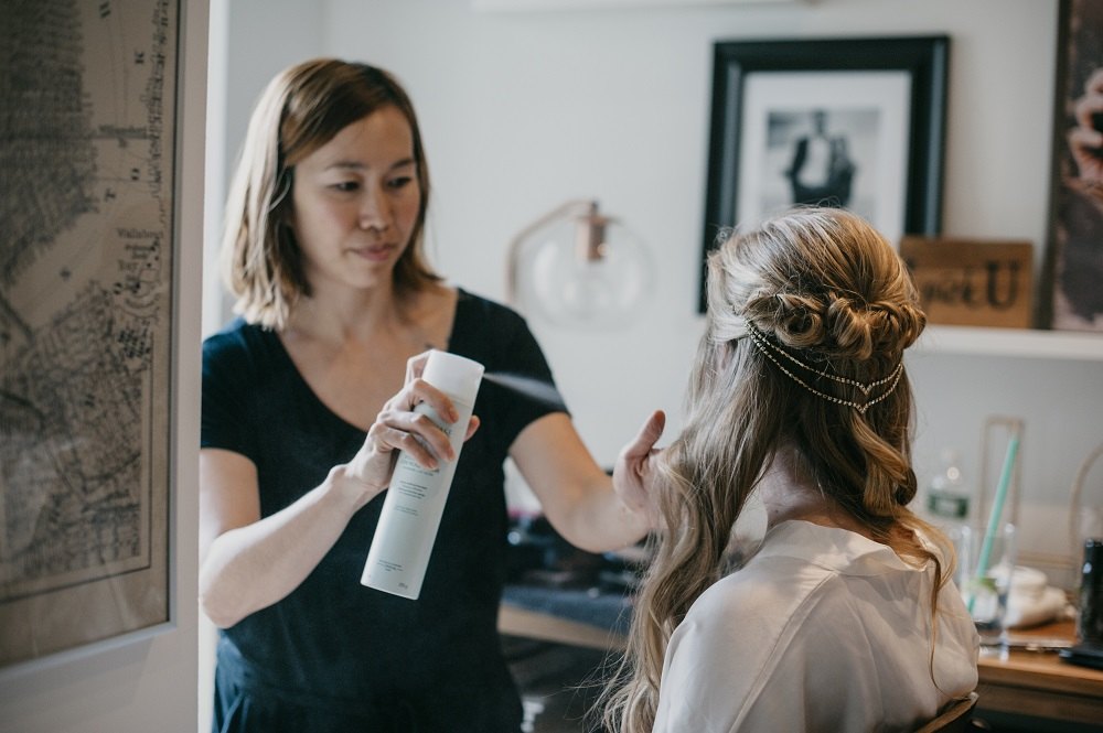 bridal hair