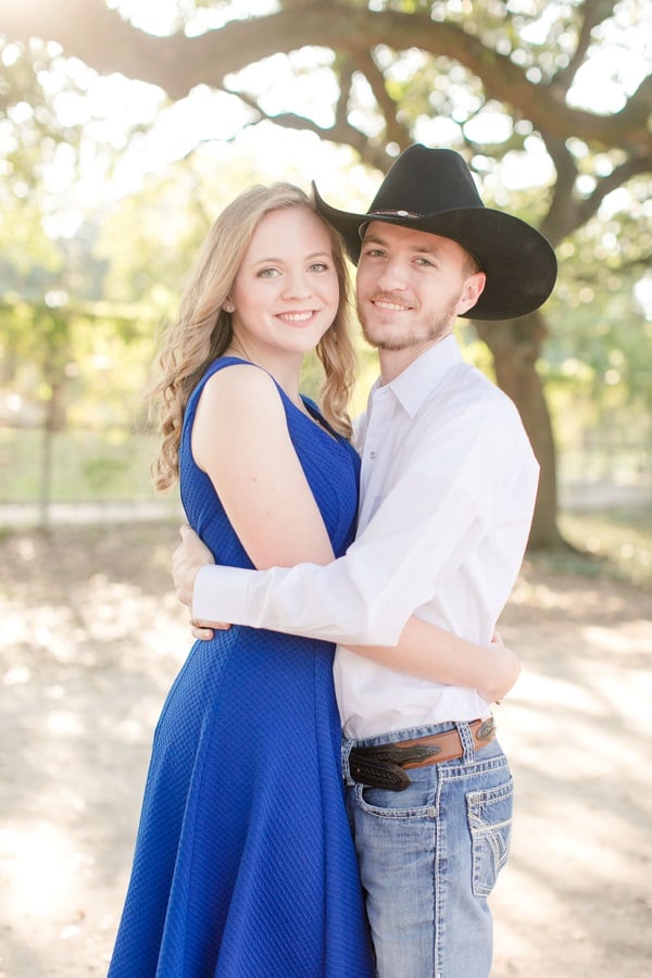 cozy engagement session